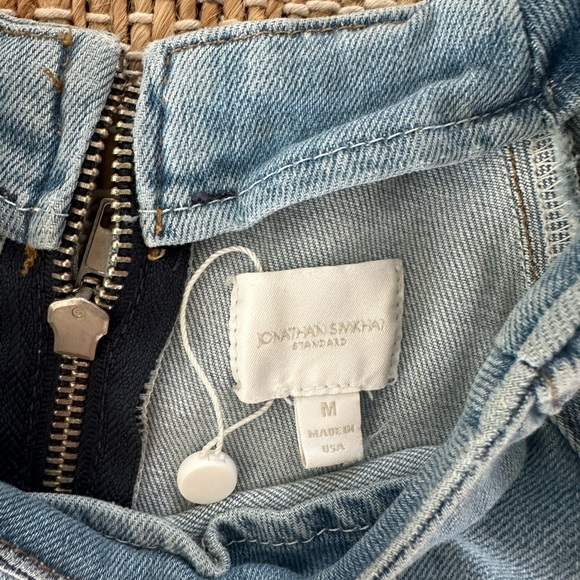 Jonathan Simkhai Blue Ruffled Tiered A-Line Dress - Picture 3 of 8